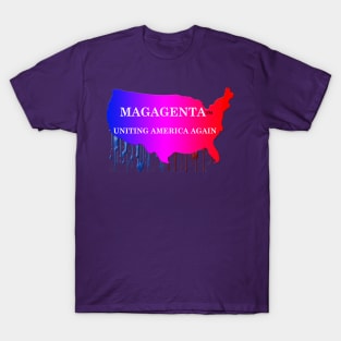 MAGAGENTA Uniting America Again on Map T-Shirt